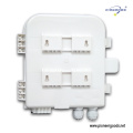 PG-FTTH0208B PC+ABS plastic Hot Sale lock type SC adapter 8 way distribution box